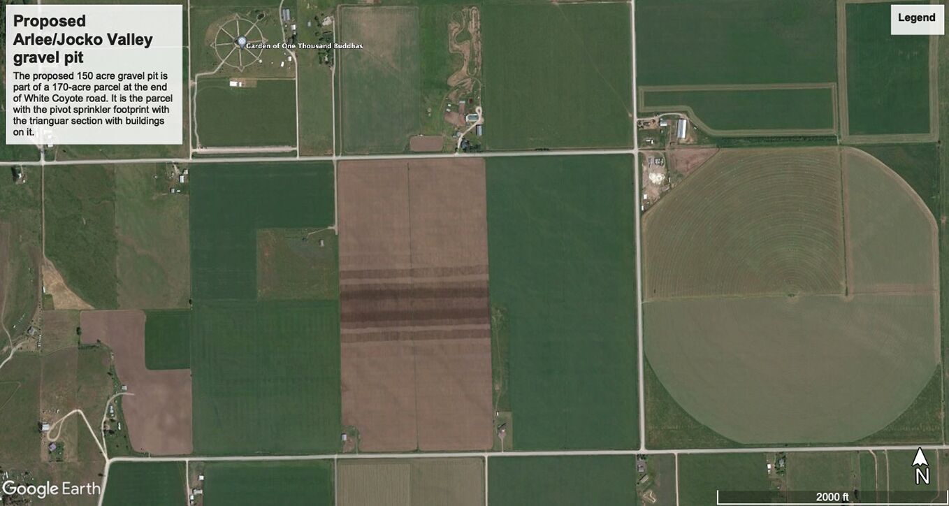 Arlee/Jocko Valley Google Earth view